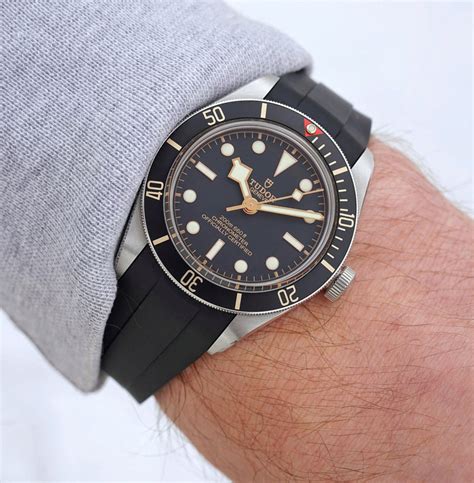 tudor black bay 58 strap size|black bay 58 rubber straps.